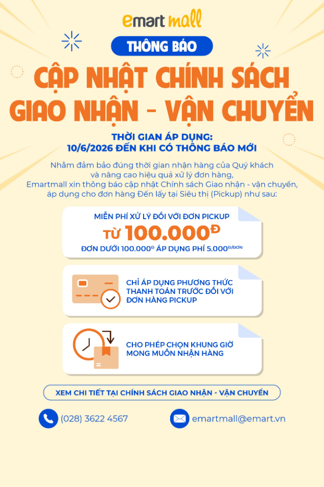 CẬP NHẬT CHÍNH SÁCH PICKUP